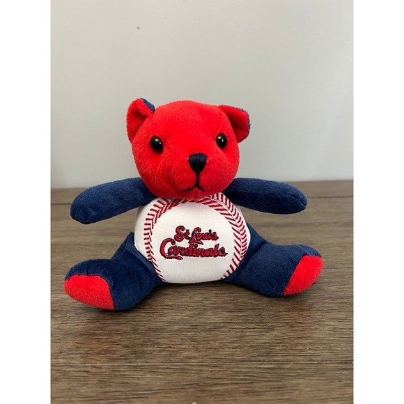Champion Treasures Squeeze Me Bears MLB St. Louis Baseball Plush Stuffed Animal - Picture 1 of 5